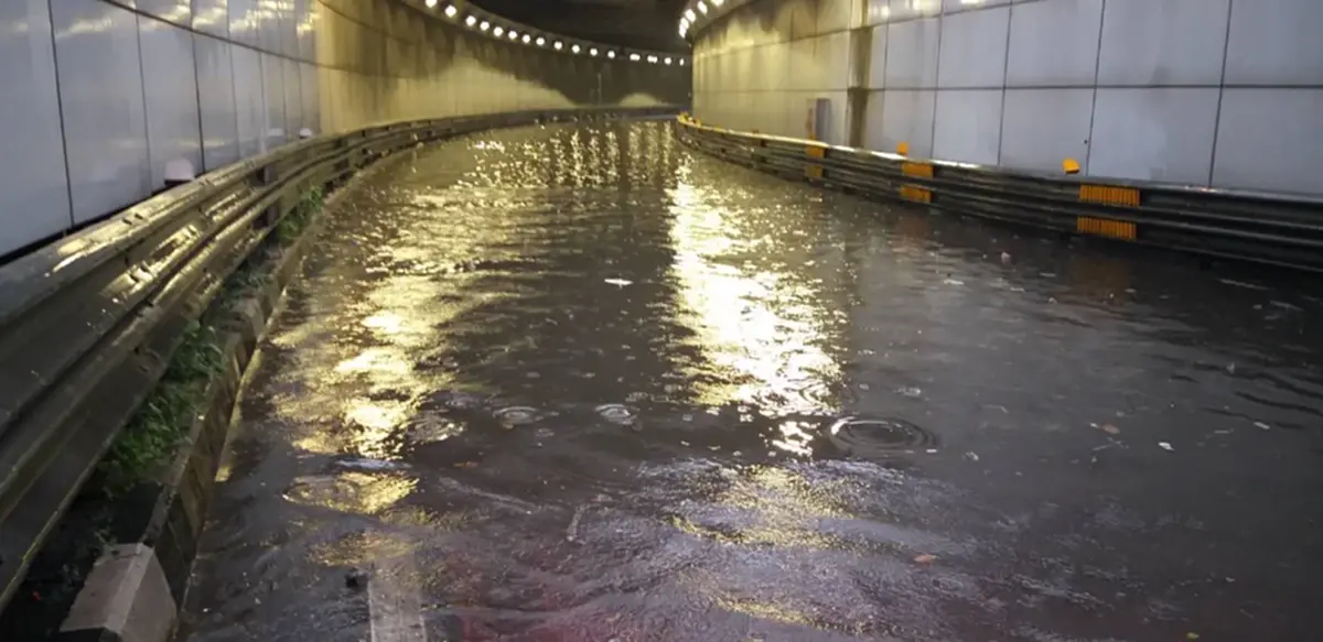 ล้างท่อระบายน้ำ! ปิดอุโมงค์ลอดรถยนต์ฝั่งดินแดง 19 มี.ค.69