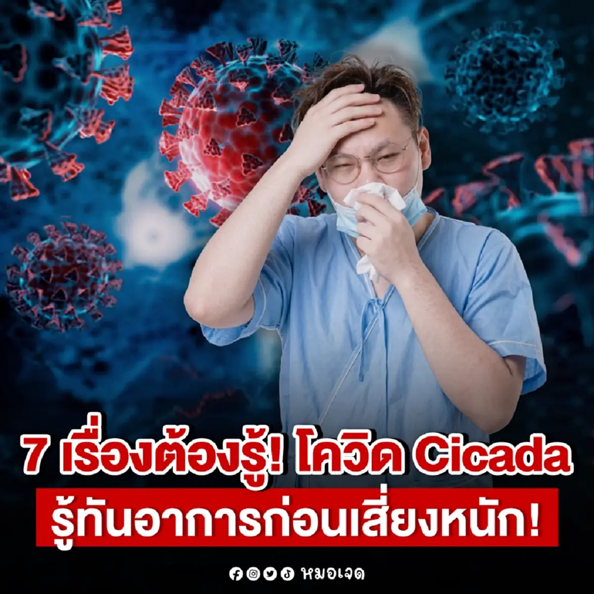 ชัดแล้ว "โควิดสาย Cicada" ติดผ่านทาง จักจั่น-จิ้งหรีด จริงหรือไม่ 
