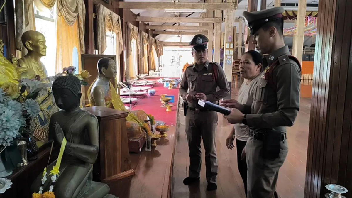 ใจบาป! งัดตู้บริจาควัดจูงนางพิษณุโลก 3 รอบซ้อน กวาดเงินเกลี้ยง