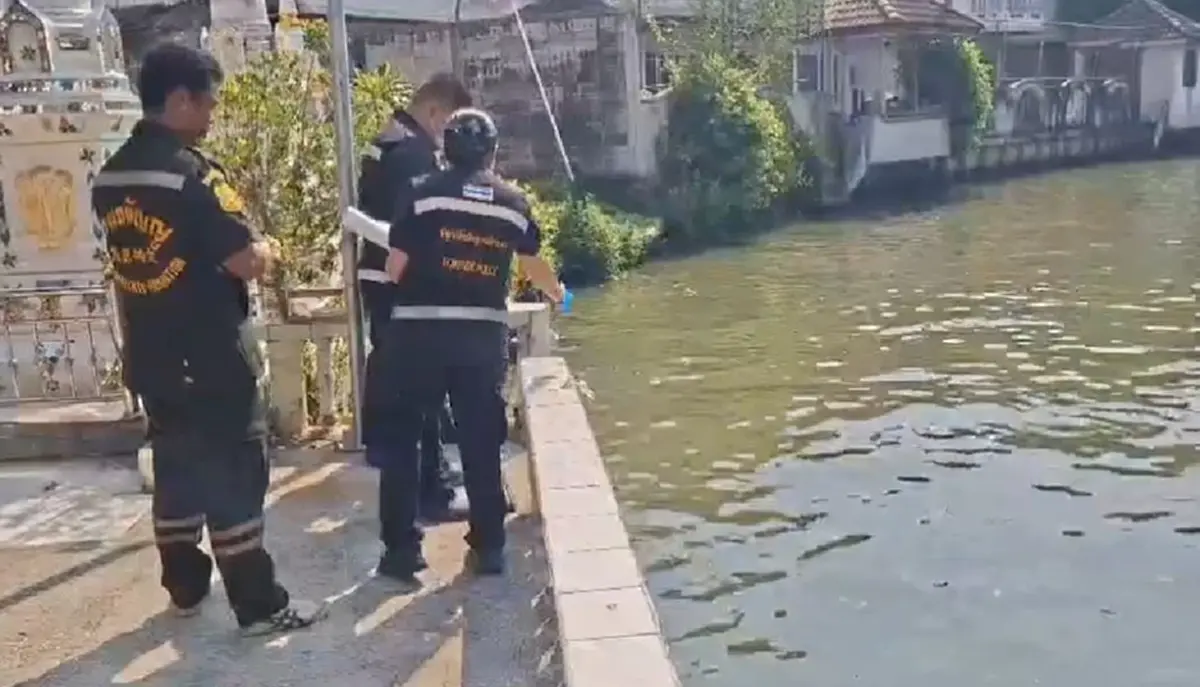 รู้แล้วใคร ร่างหนุ่มลอยคลองบางเชือกหนัง พิรุธรอยแผลที่ตัว