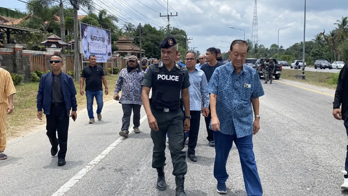 "วันนอร์" ลงพื้นที่นราธิวาสเยี่ยม "กมลศักดิ์" หลังถูกประกบยิง