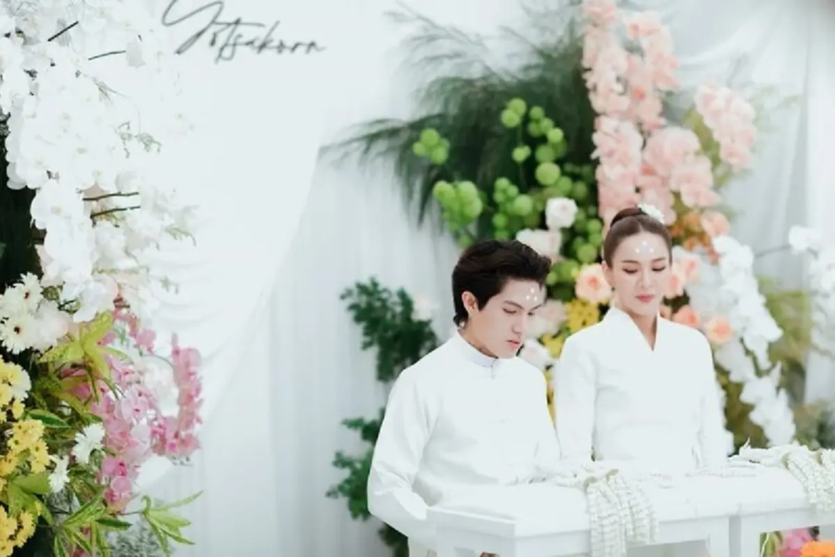 นางเอกดัง สละโสดแล้ว ควงแฟนหนุ่มเข้าพิธีแต่งงานแบบล้านนา