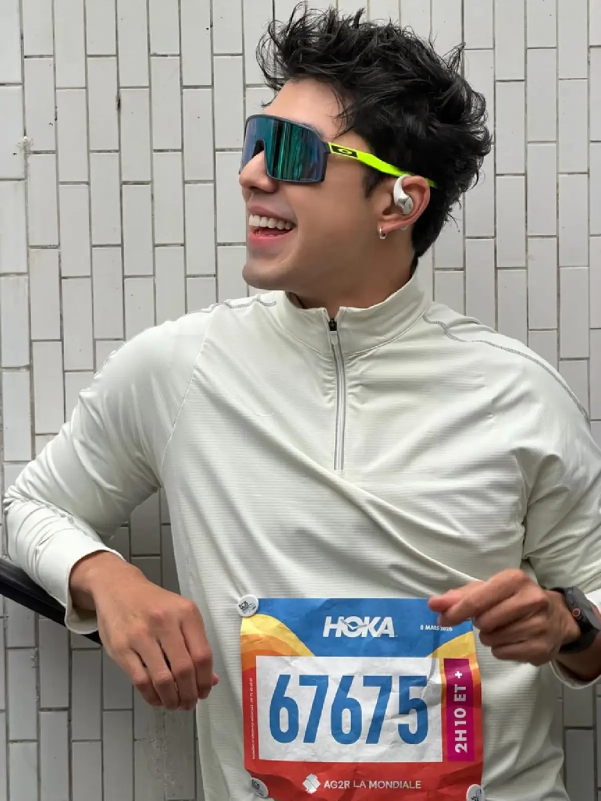 “นาย ณภัทร” พิชิตฮาล์ฟมาราธอนที่กรุงปารีส 21 กม. ครั้งแรก  