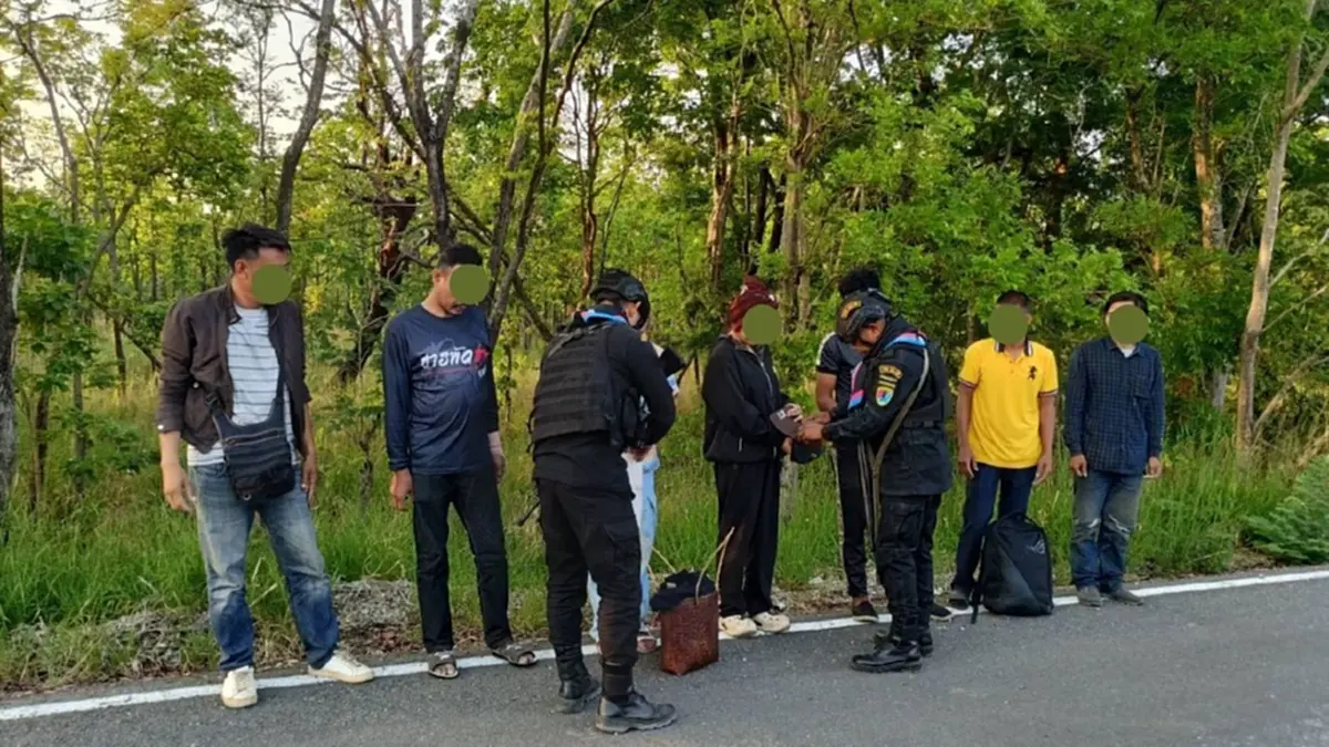 รวบ 8 คนไทยลอบข้ามแดนสระแก้ว สารภาพถูกหลอกสแกนหน้าเปิดบัญชีม้า