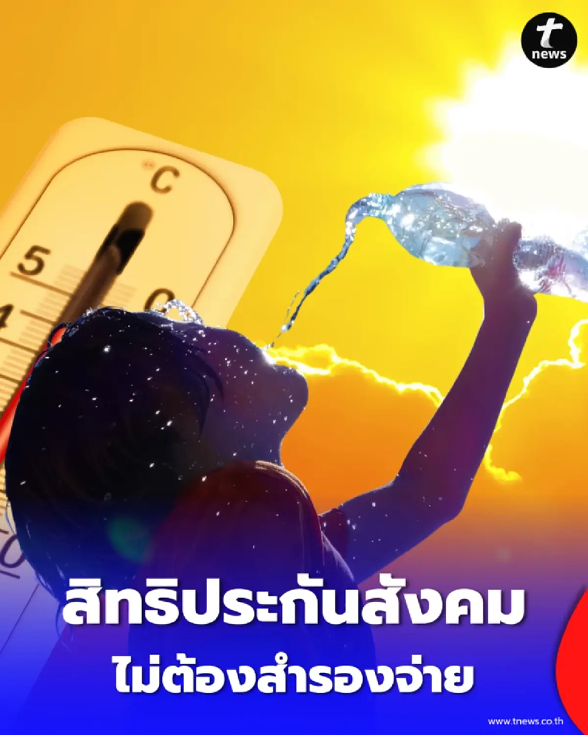 ระวังฮีทสโตรก ป่วยวิกฤตเข้า รพ. ใกล้บ้านฟรี สิทธิประกันสังคม