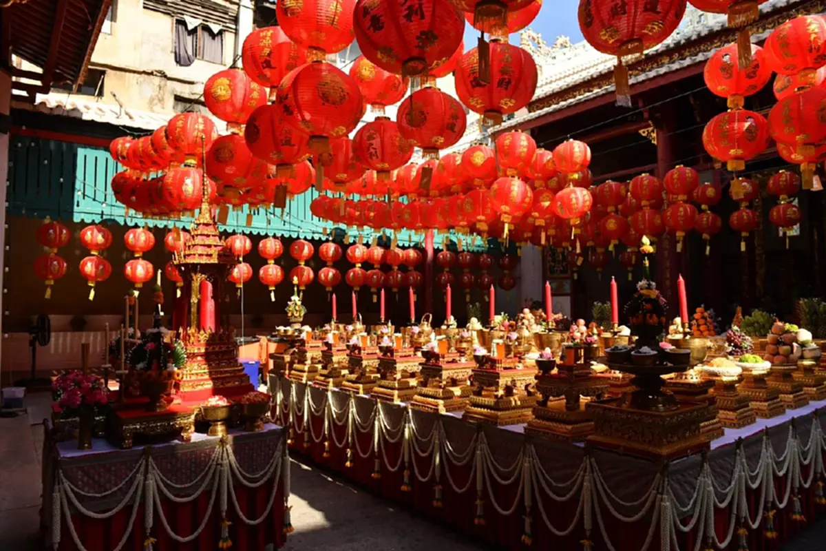 ผู้ว่าฯชัชชาติบวงสรวงใหญ่ บูรณะศาลเจ้ากวางตุ้ง 150 ปี หลังทรุดหนัก