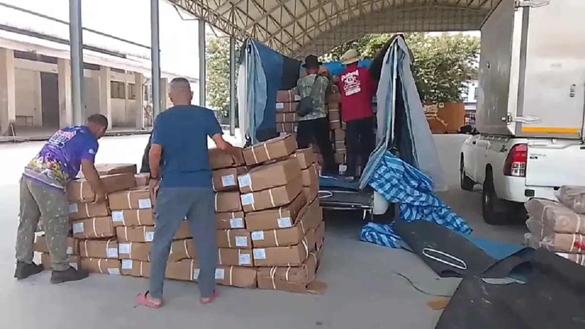 สกัดเนื้อเถื่อนอาร์เจนตินา 17 ตัน! รวบ 7 กระบะตู้ทึบกลางร้อยเอ็ด