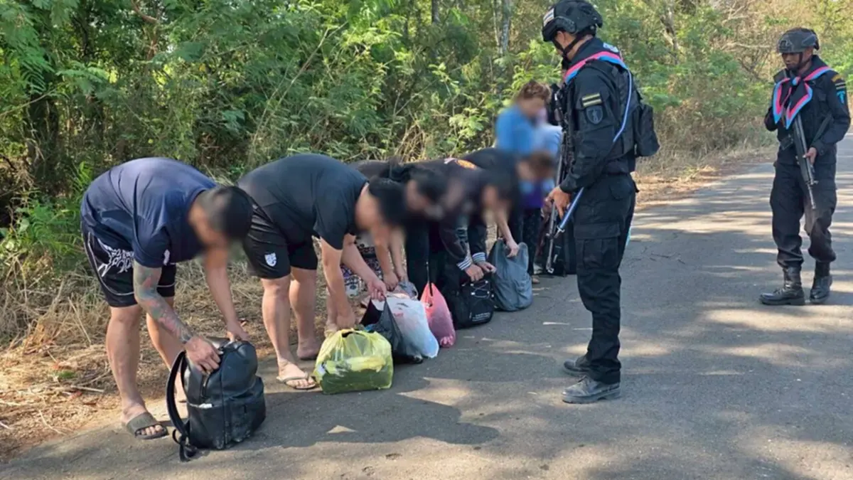 ทหารสระแก้วรวบ 9 คนไทยมุดลวดหนามหนีตาย แฉถูกหลอกขายเป็นทาส