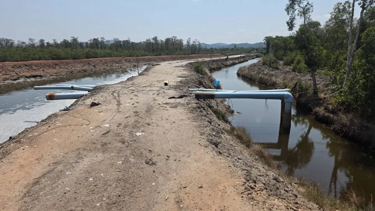 3 สส.ชุมพรบุกแฉฟาร์มกุ้งนายทุน ลอบปล่อยน้ำเสียทำป่าพรุพังพินาศ