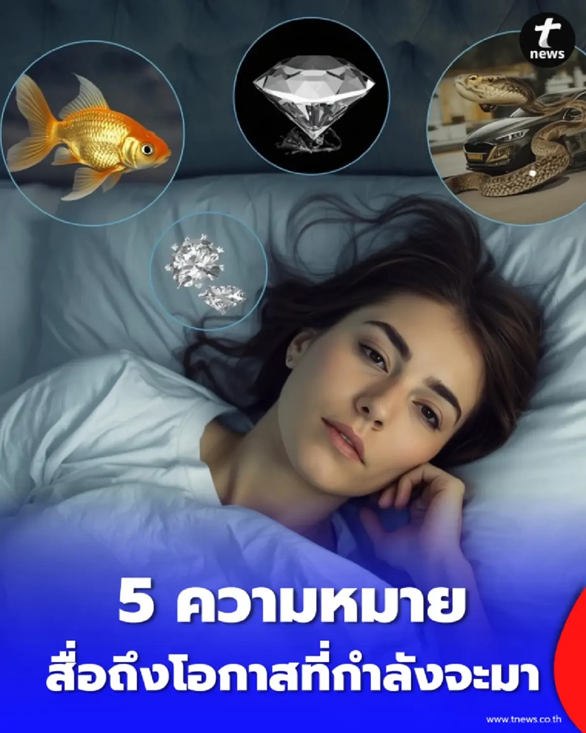 เช็ก 5 ฝันบอกเหตุสัญญาณดี จิตวิทยาสื่อถึงโอกาสที่กำลังจะมา