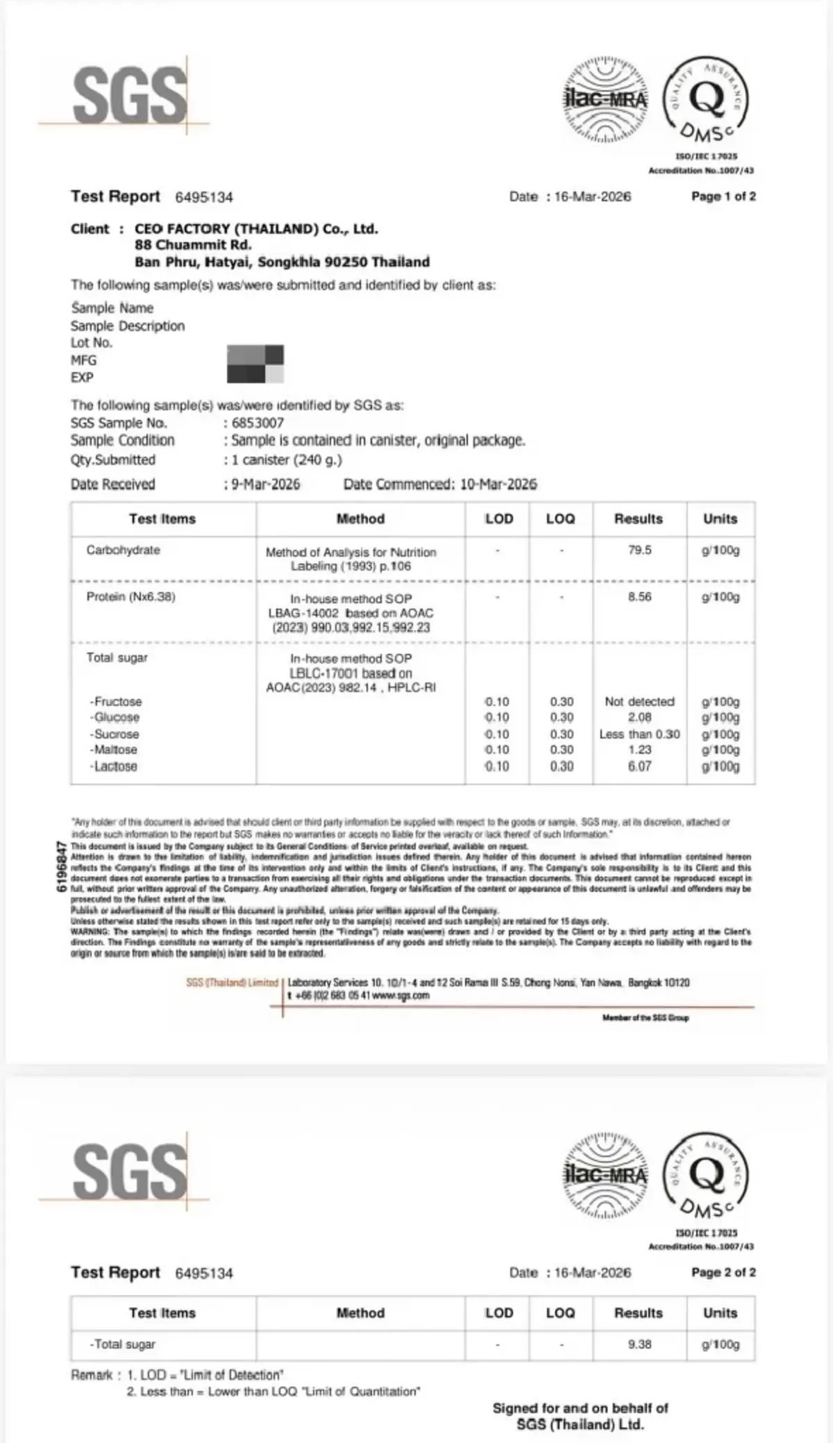 เดือดทั้งวงการ แบรนด์ดังงัดหลักฐานโชว์ โต้ดราม่าโปรตีนต่ำ 8%