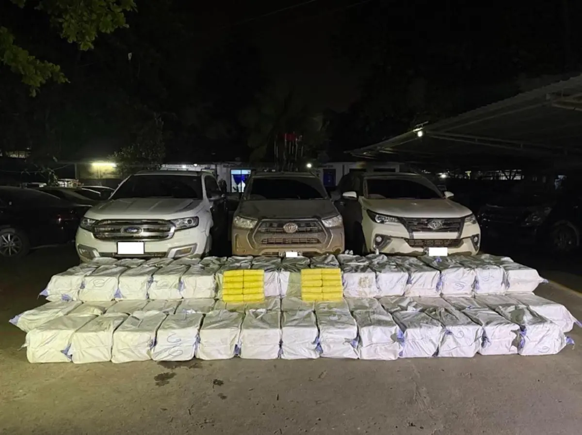 ป.ป.ส.ผนึกเมียนมา ลุยตรวจสอบสายร้องเรียน 1386 ยึดยา 17.8 ล้านเม็ด