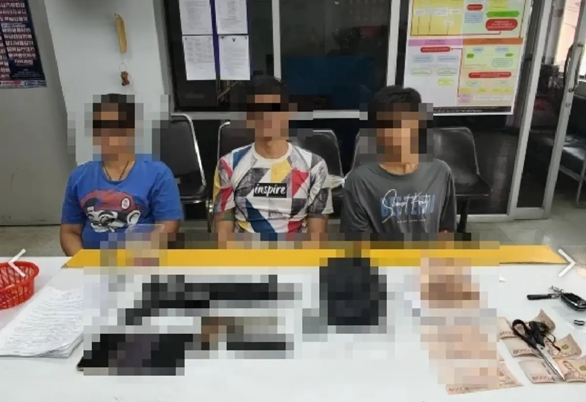 ทลายซุ้มหัวจ่ายย่านฝั่งธน โชว์อาวุธ-ธนบัตรปลอม รวบผู้ต้องหา 6 ราย