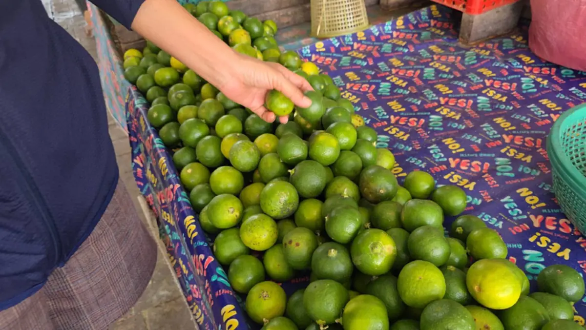 อุทัยฯ มะนาวพุ่ง 6 บาท ผักสดราคาพุ่งพรวด หวั่นน้ำมันขึ้นซ้ำเติม