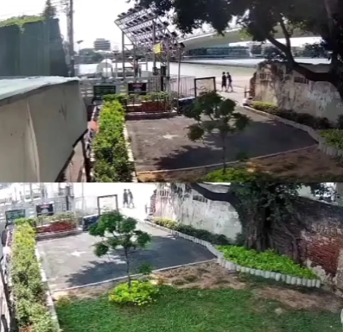 คลิปวงจรปิดเห็นชัด 2 คนปริศนา ก่อนพบร่างติดใต้โป๊ะเรือลอยน้ำ