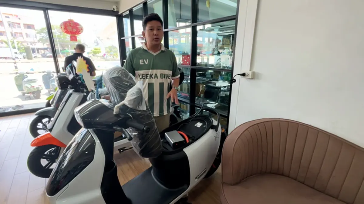 น้ำมันขาดตลาดดันยอดขายมอเตอร์ไซค์ไฟฟ้าชัยนาทพุ่งพรวด