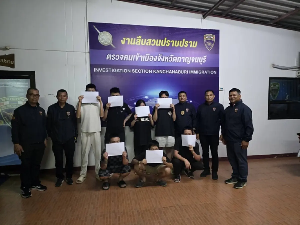 รวบ 7 ชาวจีนลักลอบเข้าเมือง สารภาพใช้ไทยทางผ่านไปเมียนมา