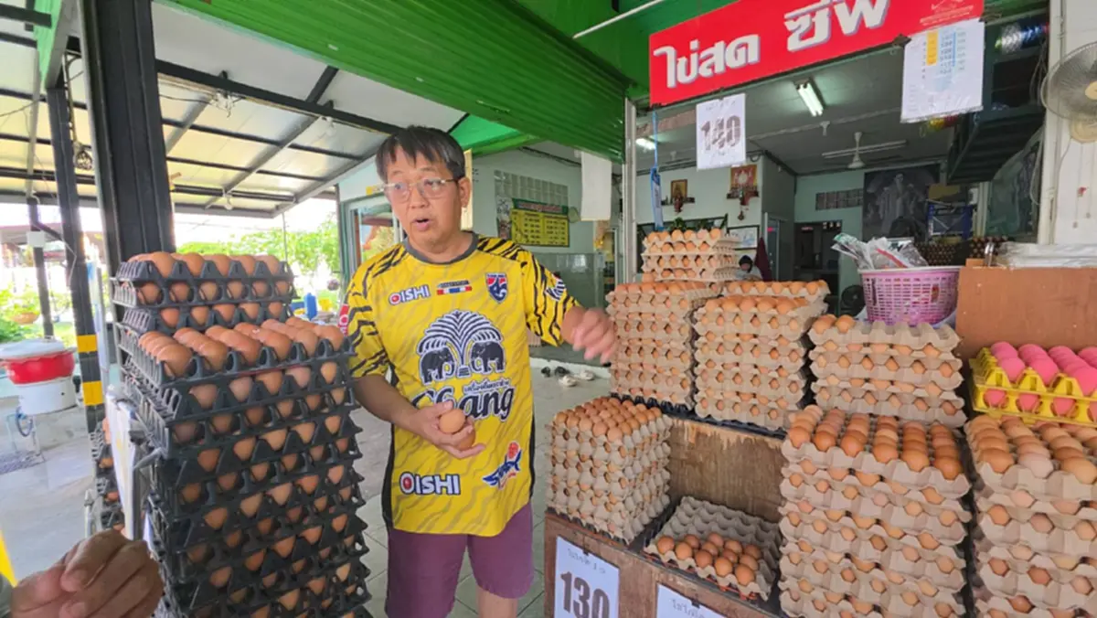ไข่ไก่ปรับขึ้นแผงละ 6 บาททั่วไทย ชี้อากาศร้อนทำผลผลิตวูบ