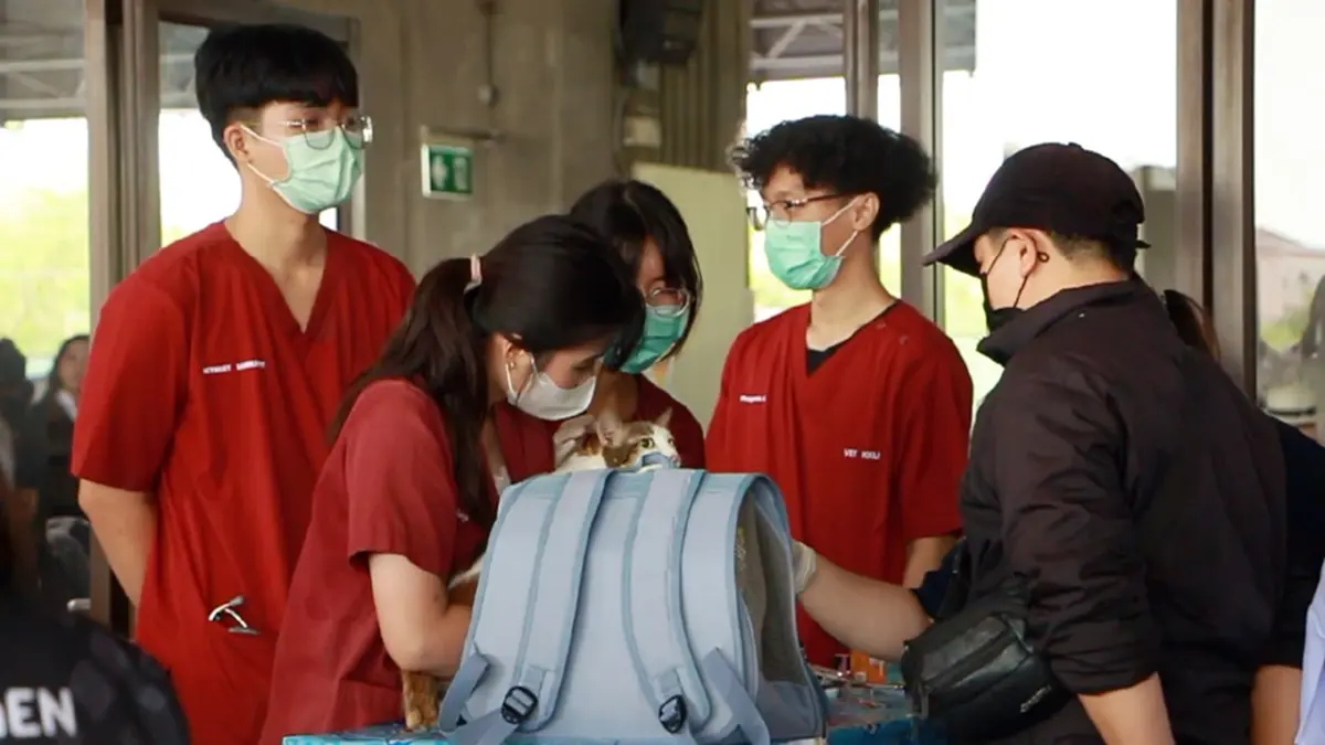 มข. จัดใหญ่! ยกทัพหมอคน-หมอสัตว์ บุกสถานีรถไฟบริการชุมชนฟรี