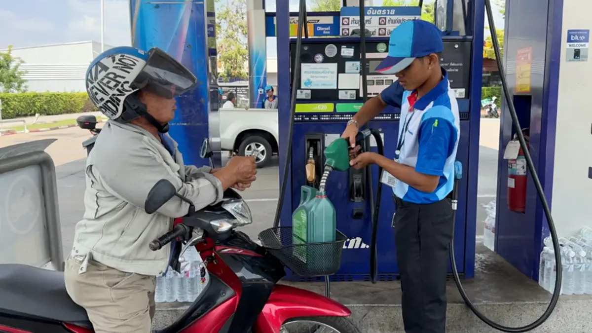 ลุยตรวจปั๊มน้ำมันขอนแก่น สกัดกักตุน-โก่งราคาช่วงวิกฤตโลก