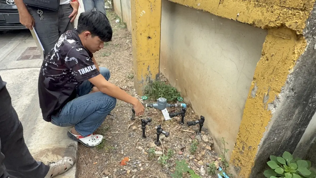 โจรคลองหลวงแสบ! ฉกมิเตอร์น้ำทองเหลือง 2 อันรวดทำน้ำไม่ไหล