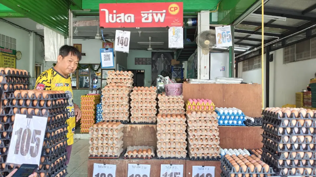 ไข่ไก่ปรับขึ้นแผงละ 6 บาททั่วไทย ชี้อากาศร้อนทำผลผลิตวูบ