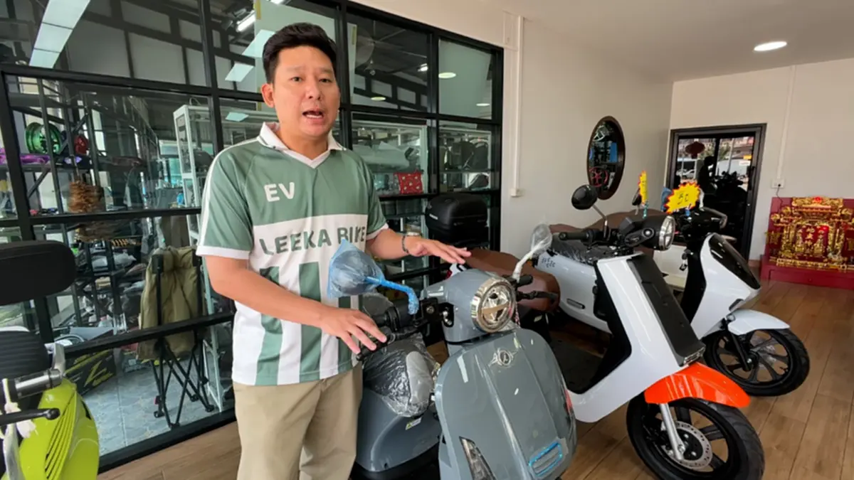 น้ำมันขาดตลาดดันยอดขายมอเตอร์ไซค์ไฟฟ้าชัยนาทพุ่งพรวด