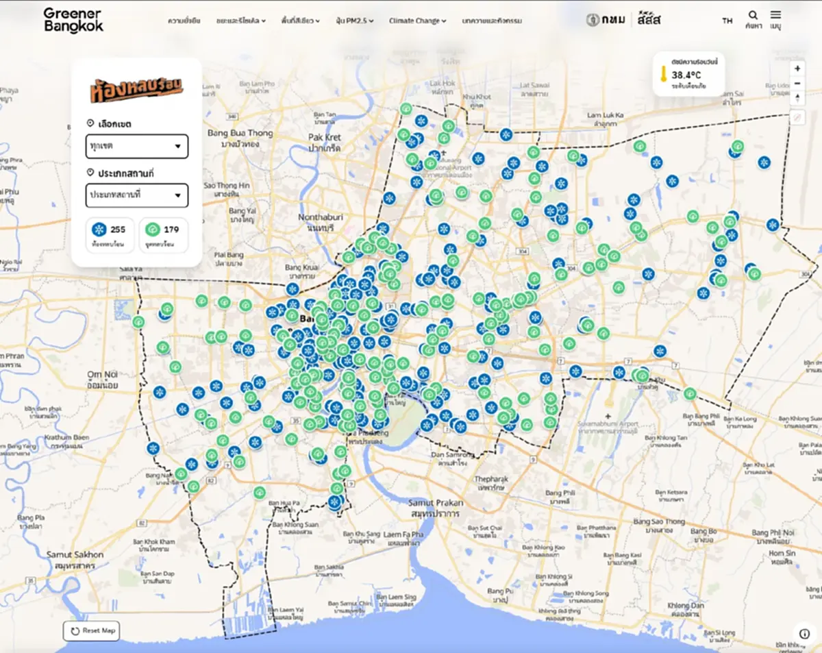 กทม. เปิดห้องหลบร้อน 255 จุดทั่วกรุง รับมืออากาศร้อนจัด