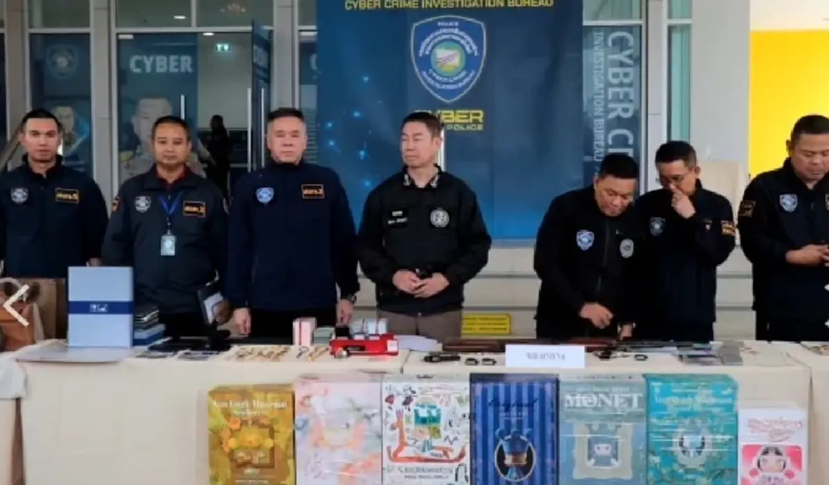 ตร.ไซเบอร์ทลายเครือข่ายฟอกเงิน น.ส.แตงไทย พบเส้นเงินเว็บพนัน