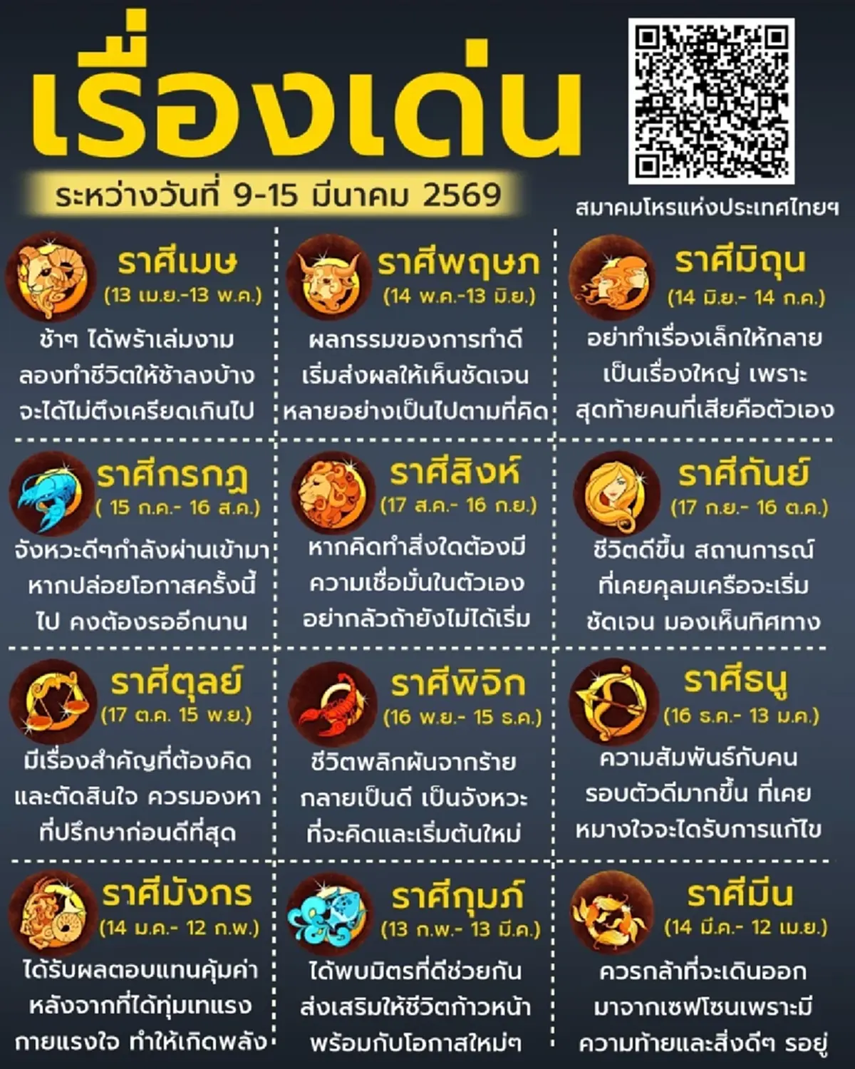 พบ 1 ราศี ดวงประจำสัปดาห์สุดปัง ชีวิตพลิกผันจากร้ายกลายเป็นดี