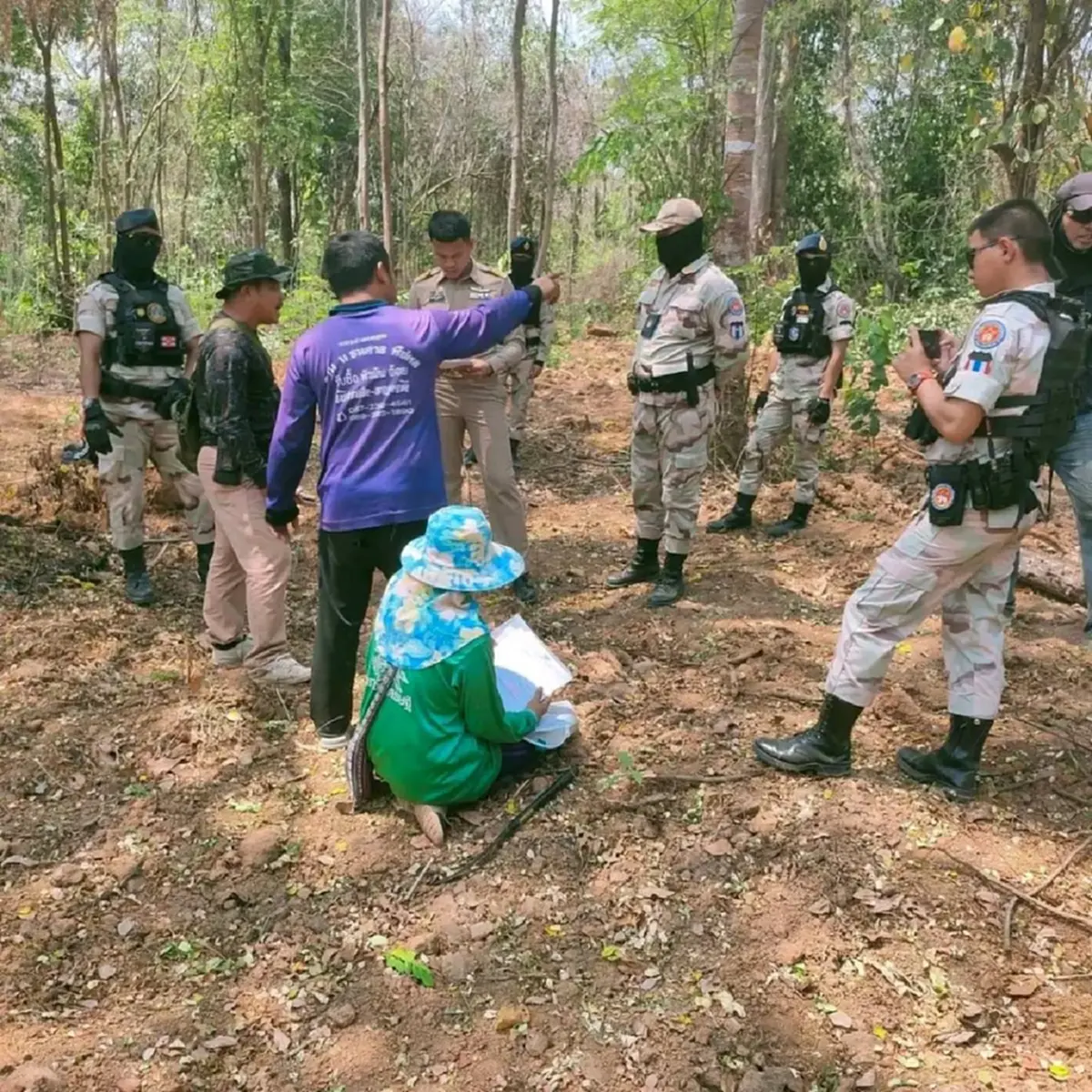รวบมอดไม้! แอบเผาโคนต้นไม้ให้ยืนต้นตาย หวังฮุบป่าขายนายทุน