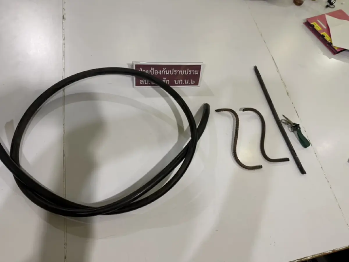 วิ่งหนีวุ่น! รวบ 2 โจรลักสายไฟกลางดึก ปากซอยเจริญกรุง 36