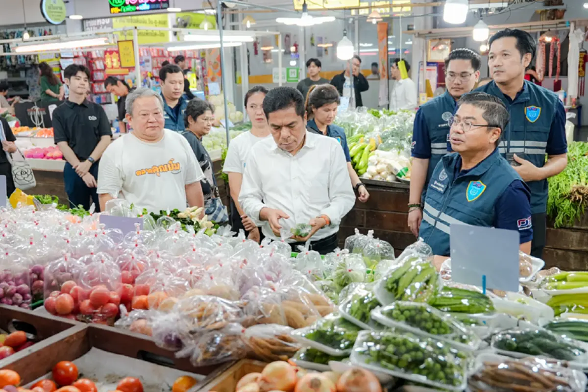 พาณิชย์บุกตลาดคุณยิ้ม เช็กราคาสินค้า สกัดโก่งราคาช่วงหน้าร้อน