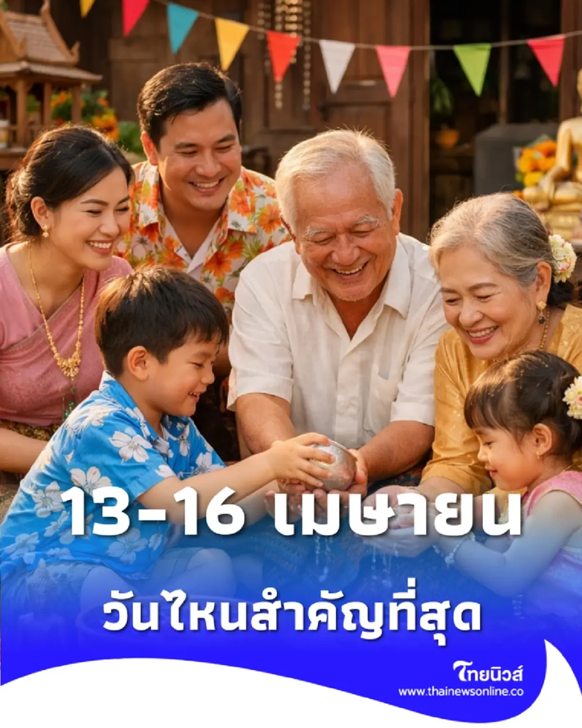 สรุปชัด ความหมาย 4 วันสงกรานต์ วันไหนคือที่สุดของปีใหม่ไทย