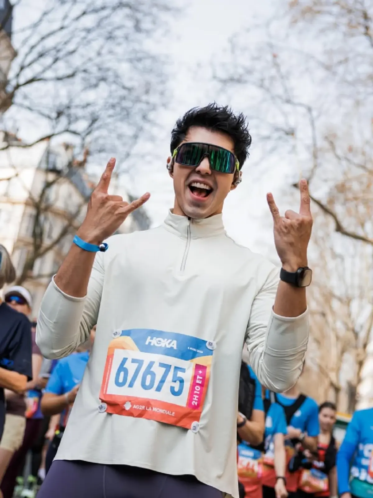 “นาย ณภัทร” พิชิตฮาล์ฟมาราธอนที่กรุงปารีส 21 กม. ครั้งแรก  