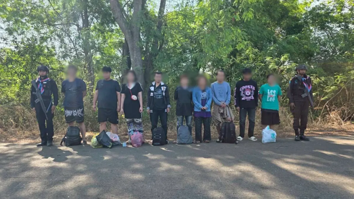 ทหารสระแก้วรวบ 9 คนไทยมุดลวดหนามหนีตาย แฉถูกหลอกขายเป็นทาส