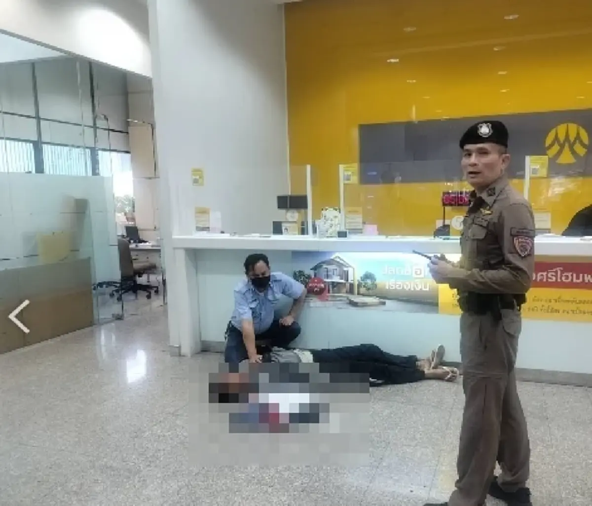 รวบหนุ่มตกงานคลั่งยา บุกเดี่ยวปล้นธนาคารดัง กลางรัชดาฯ