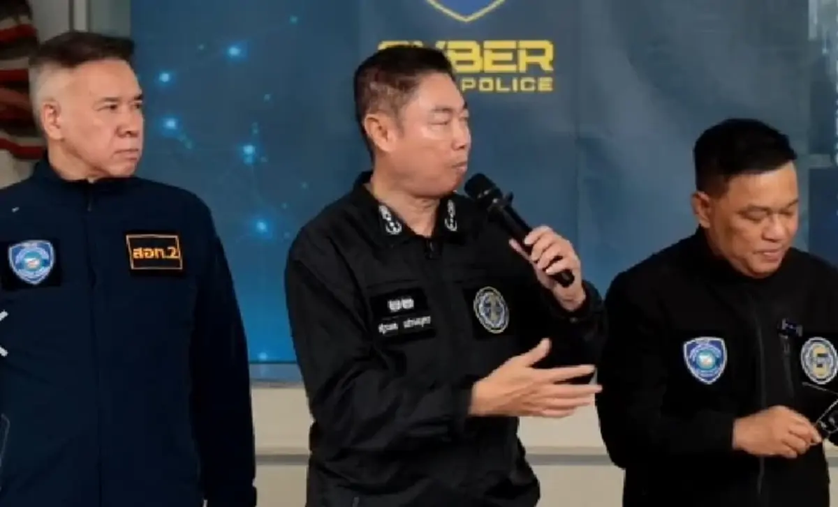 ตร.ไซเบอร์ทลายเครือข่ายฟอกเงิน น.ส.แตงไทย พบเส้นเงินเว็บพนัน