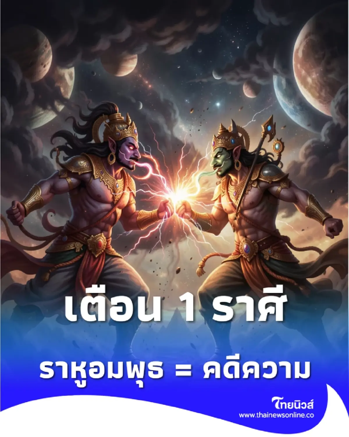 ดวงต้องเตือน 1 ราศี ดาวคู่ศัตรู แผลงฤทธิ์ พลาดนิดเดียวอาจถึงขั้นคดีความ