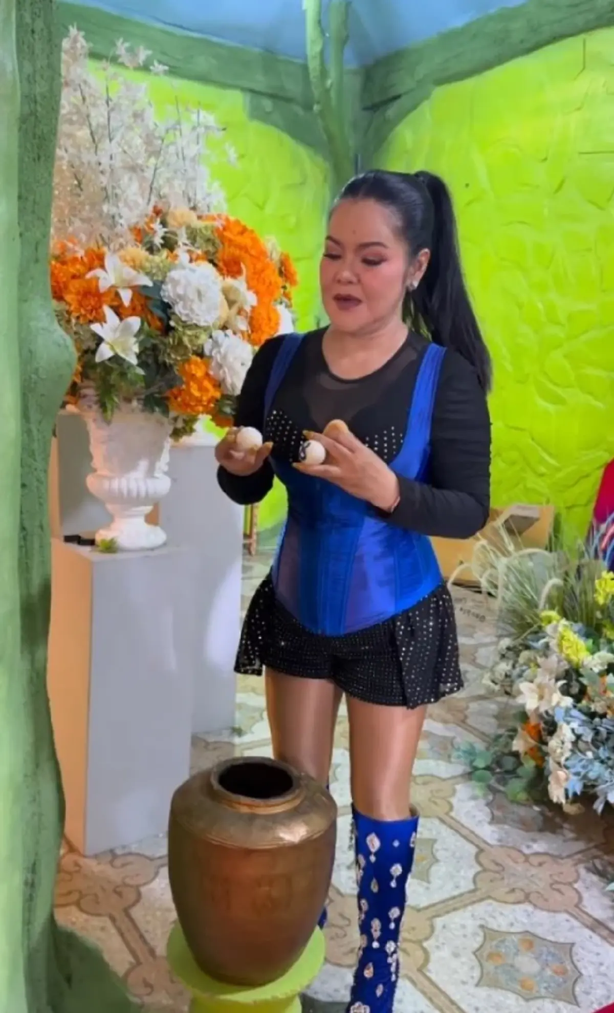 ฮาย อาภาพร ล้วงไหปิงปอง งานรำลึก ไวพจน์ เพชรสุพรรณ หยิบได้เลขสวย