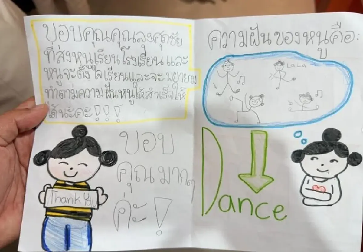 "น้องมะลิ" ได้เจอผู้ให้โอกาสการศึกษา ยกมือไหว้ขอบคุณด้วยตัวเอง