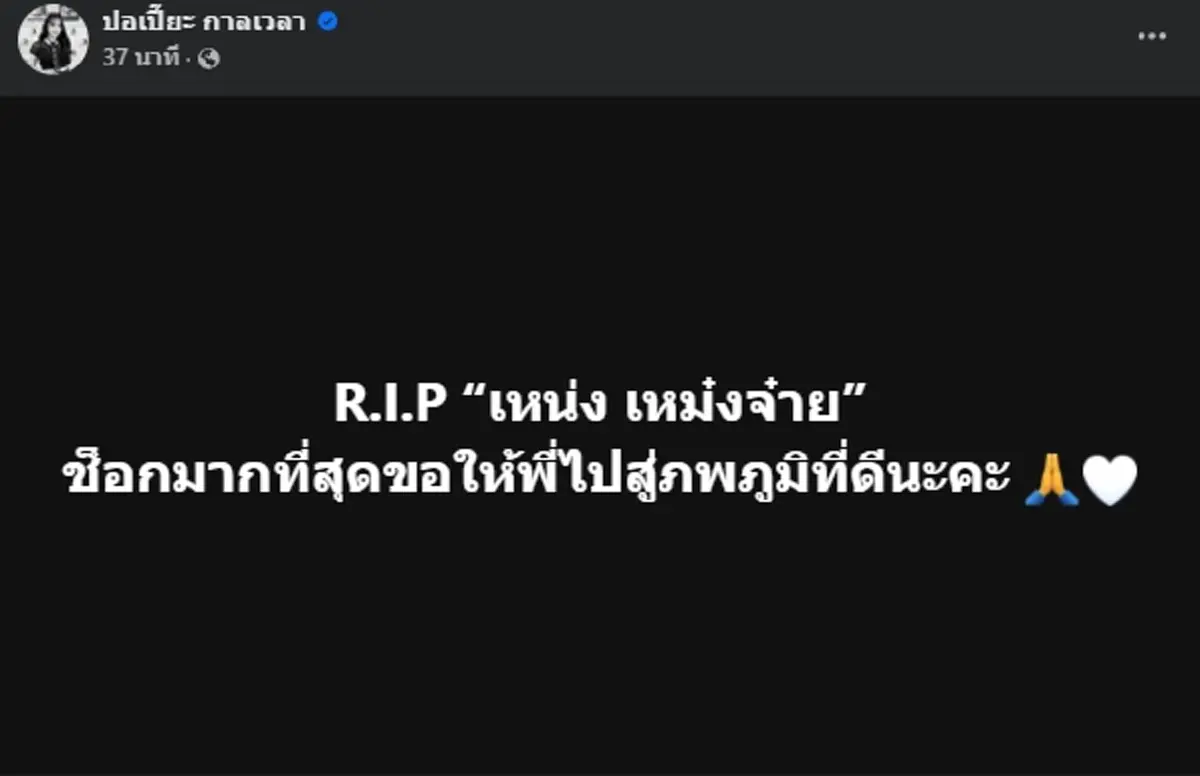 ยิ่งเศร้าสาเหตุจากไป "เหน่ง เหม่งจ๋าย" หลังจากไปกะทันหัน