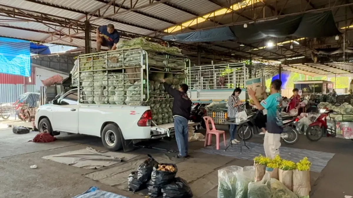 พ่อค้าผักวอนรัฐพยุงราคาดีเซล หวั่นต้นทุนขนส่งพุ่งทำผักแพง