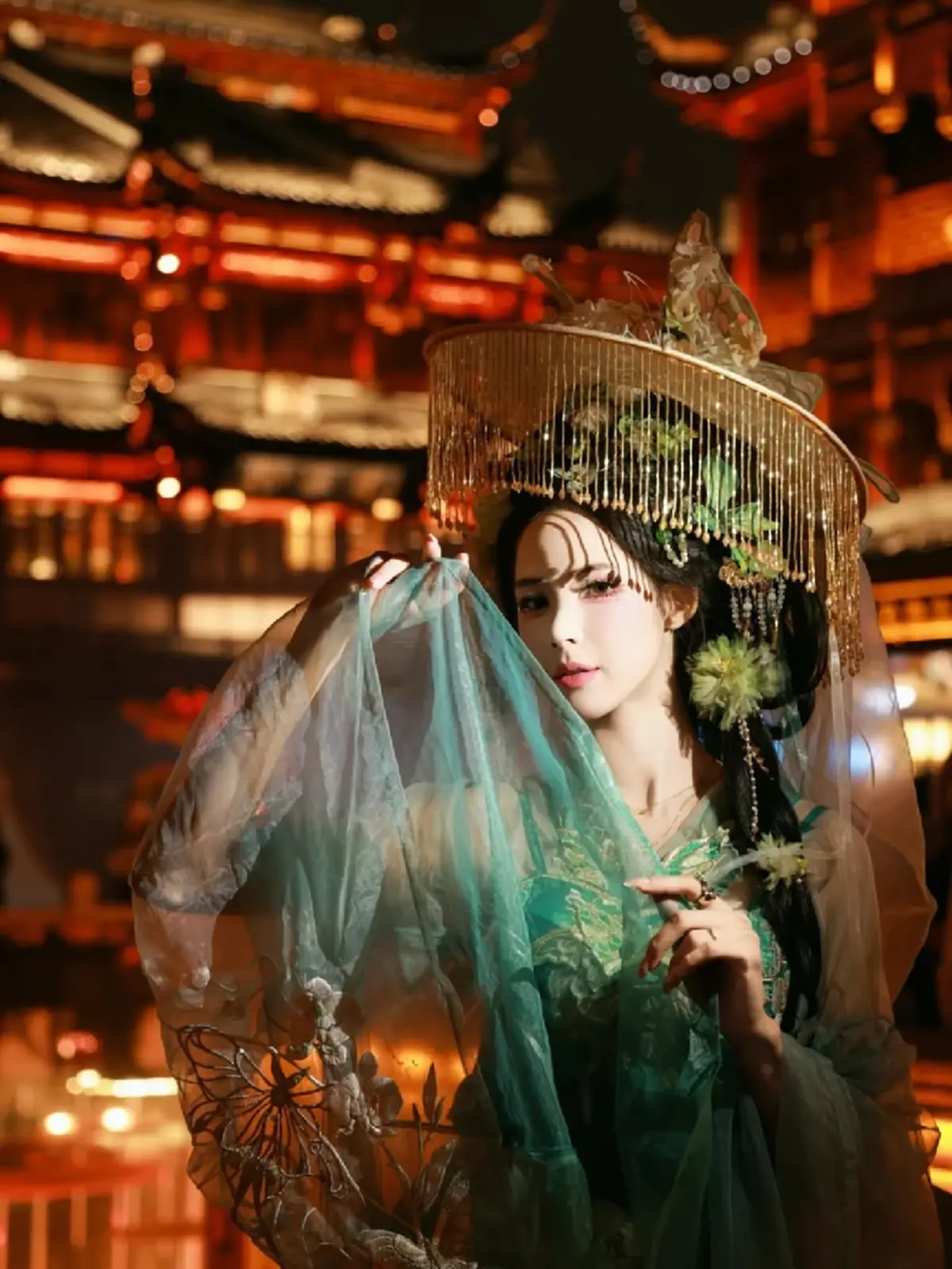 เกือบจำแทบไม่ได้ ใบหม่อน กิตติยา แปลงโฉมลุคสาวจีนอลังการ  