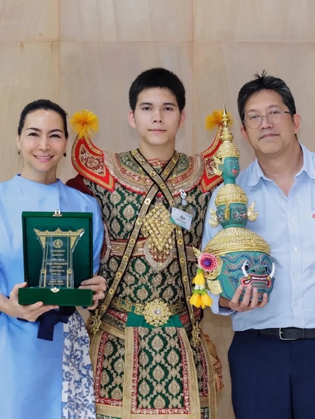 ไม่ยอมแพ้ ทายาทพิธีกรดัง ลุยเส้นทางโขน  พิสูจน์พลังใจเกินร้อย