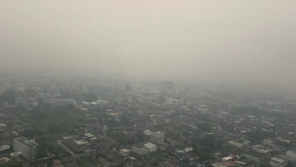 เชียงรายจมฝุ่นพิษ! เลือดกำเดาไหลเซ่นฝุ่น สั่งงดกิจกรรมกลางแจ้ง