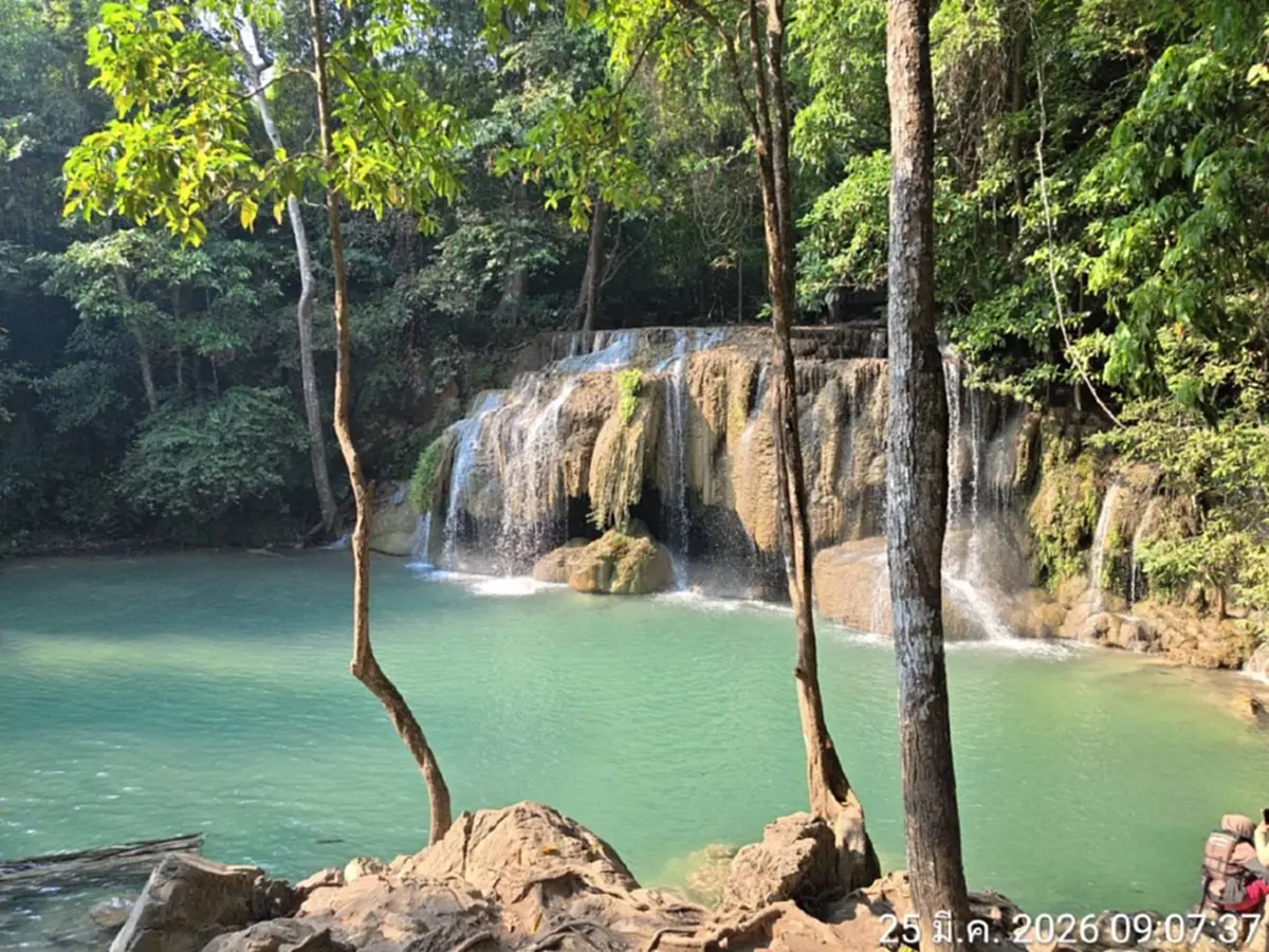 อุทยานฯ เอราวัณ เปิดเที่ยว-พักแรมแล้ววันนี้ หลังไฟป่าคลี่คลาย