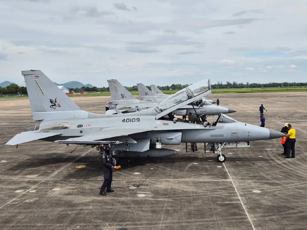 กองทัพอากาศชี้แจงกรณีอากาศยานแบบ T-50 ไถลออกนอกทางวิ่ง ณ กองบิน 1