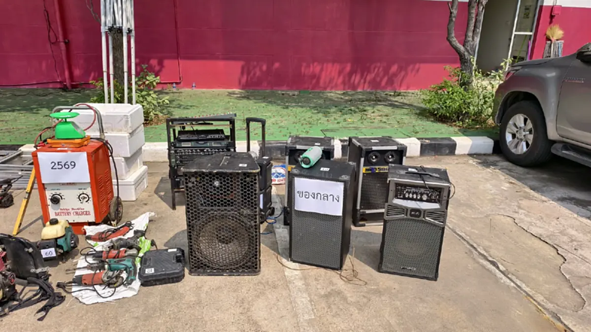 รวบจอมโจรลักทุกอย่างยันซอสพริก! ผงะโกดังของกลาง 80 รายการ