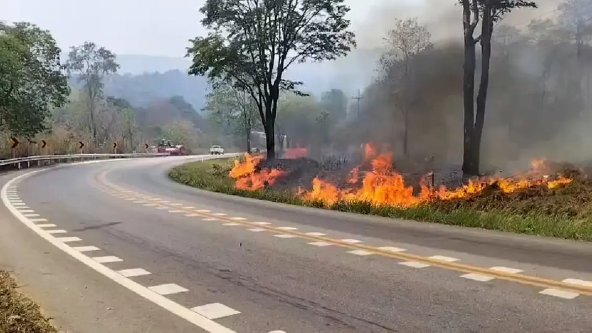 เลยอ่วม! PM2.5 พุ่งเกินมาตรฐาน ไฟป่าลุกลามหลายพื้นที่